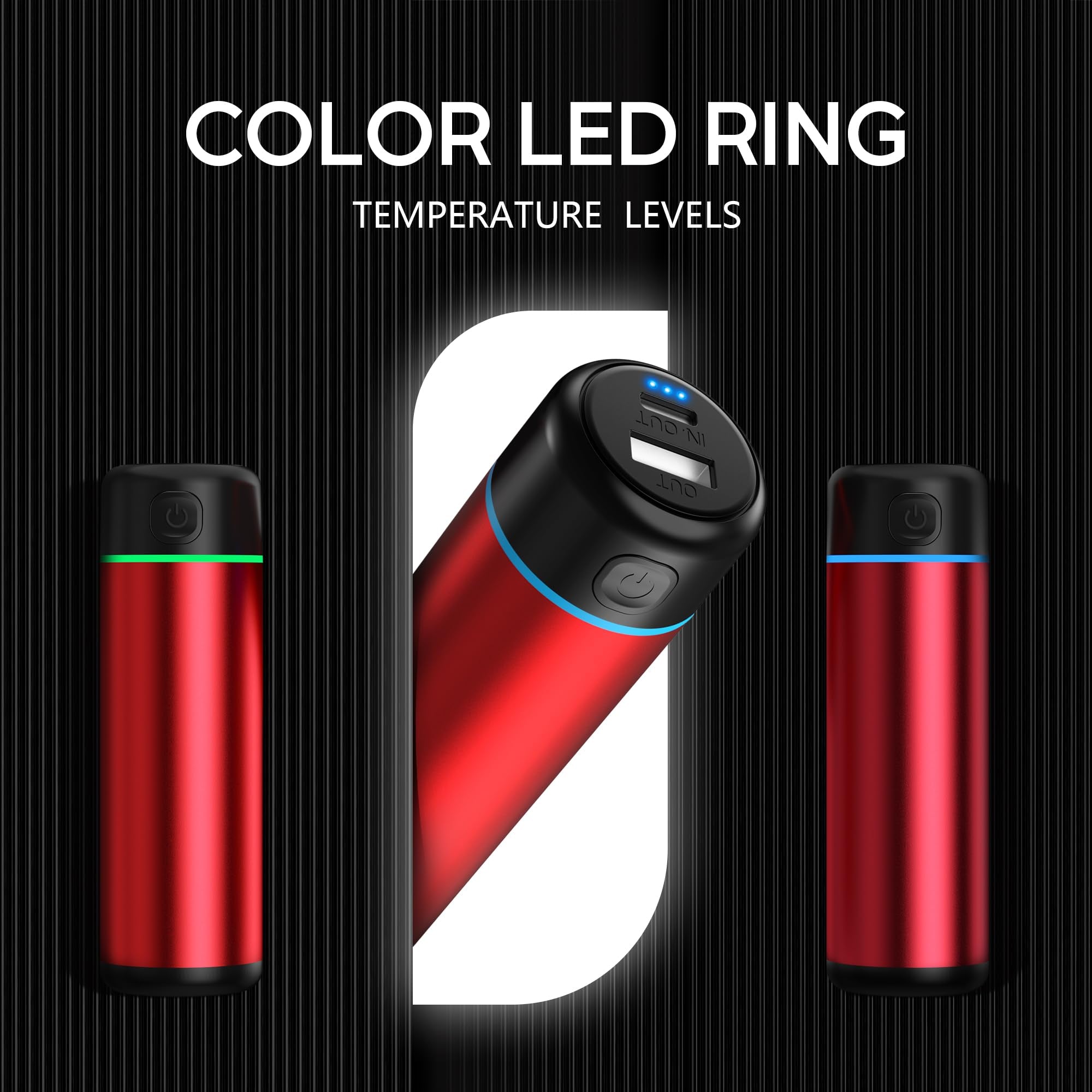 Rechargeable Hand Warmers, Electric Portable Hand Warmer, Split Usb-C, Cool Cute Stuff Gadgets, Camping/Travel Essentials & Stoc
