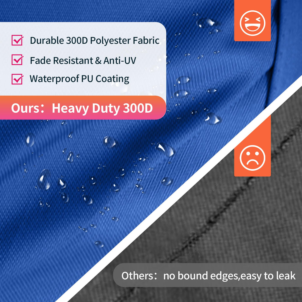Nexcover Trailerable Boat Cover, Length: 17'-19' Beam Width: Up To 96'', Waterproof Heavy Duty Cover, Fits V-Hull, Tri-Hull, Run