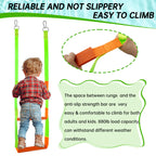 Boat Rope Ladder, 3 Step Heavy Duty Climbing Boat Ladder For Inflatable Boats, Fishing Boats, Sailboats, Kayaks, Tree Houses, An