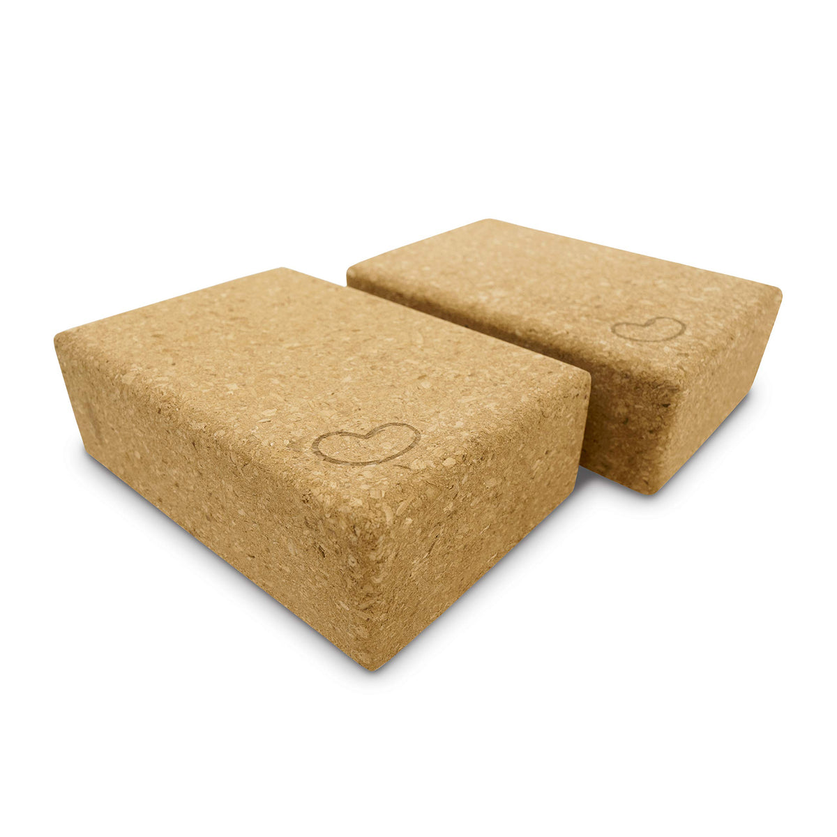 Cork Yoga Blocks 4 X 6inch X 9inch, 3inch X 6inch X 9inch Single Or 2 Block Saver Pack By Bean Products 23X6X9inch