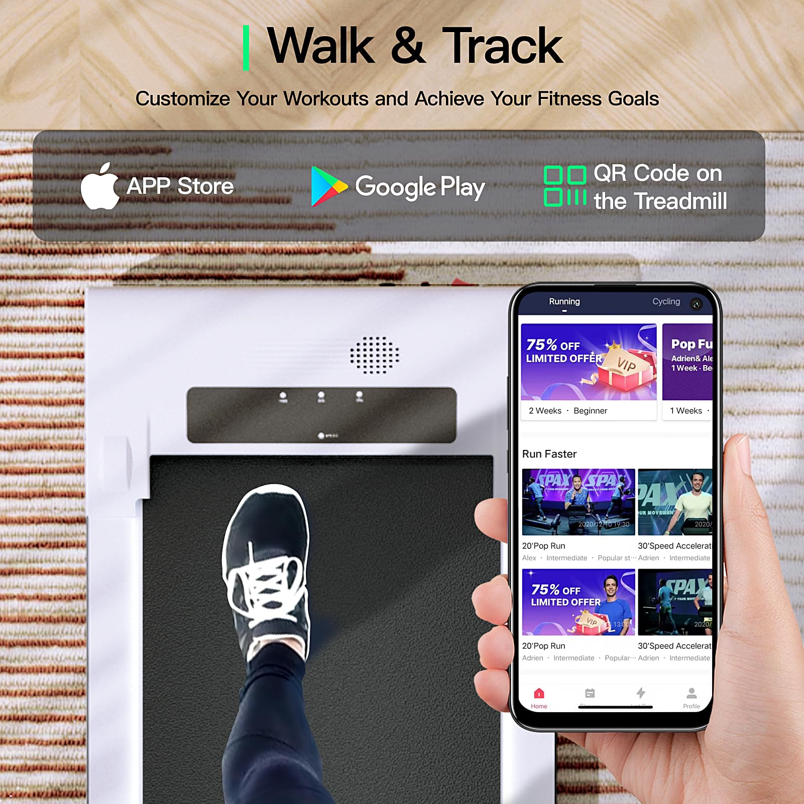 Umay Walking Pad, Lightweight Small Under Desk Treadmill - Only 40 Lbs, Portable Mini Treadmill For Home Office, Compact Walking