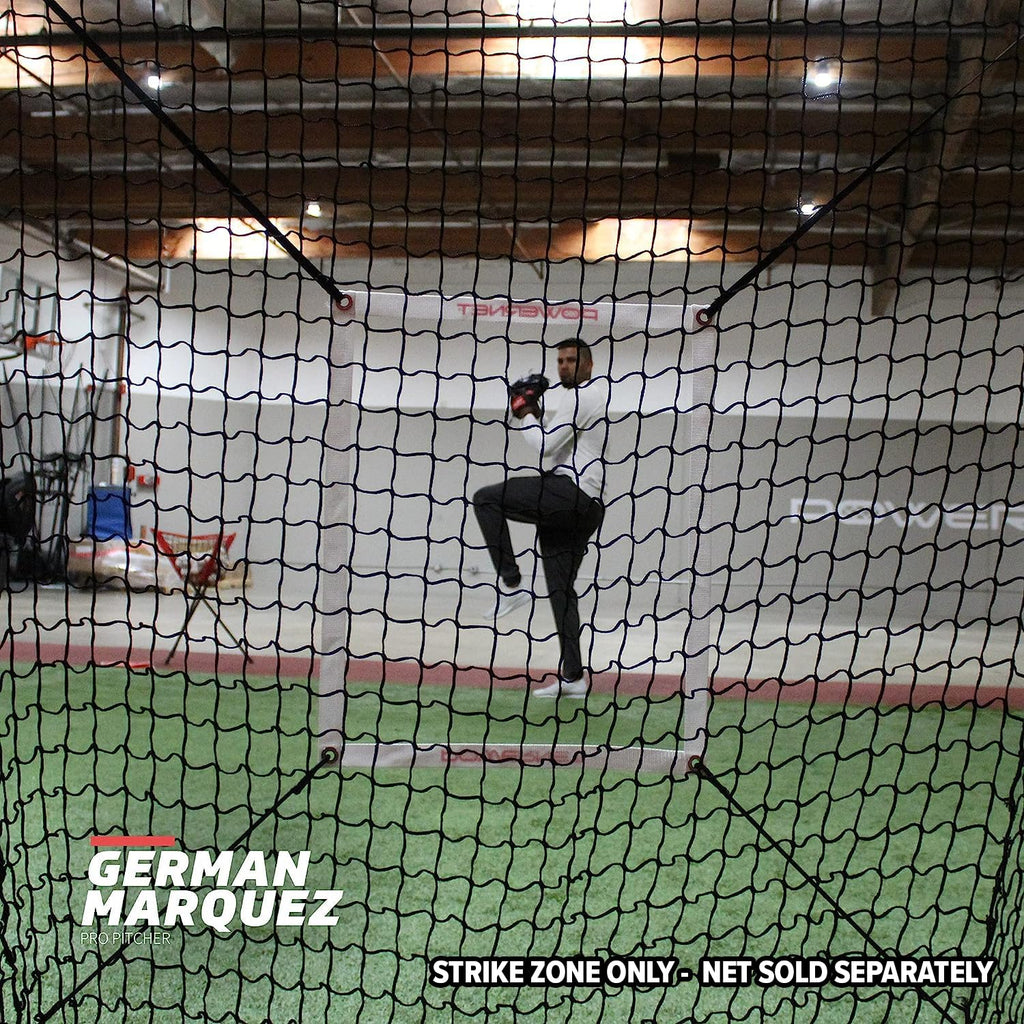 Powernet German Marquez Strike Zone Attachment For 8X8 Net | Work On Pitching Drills And Location Accuracy | Solo Or Team Pitche