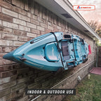 Aa Products Kayak Storage Wall Mount Racks For Canoe Kayak Paddle Boards Wall Hanging Hooks, Set Of 2
