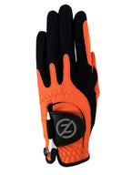 Zero Friction Junior Golf Gloves, Left Hand, One Size, Orange