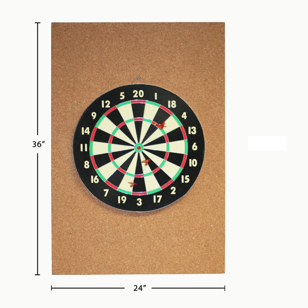 Cork Dart Board Backer 36X 24X0.5 Inches
