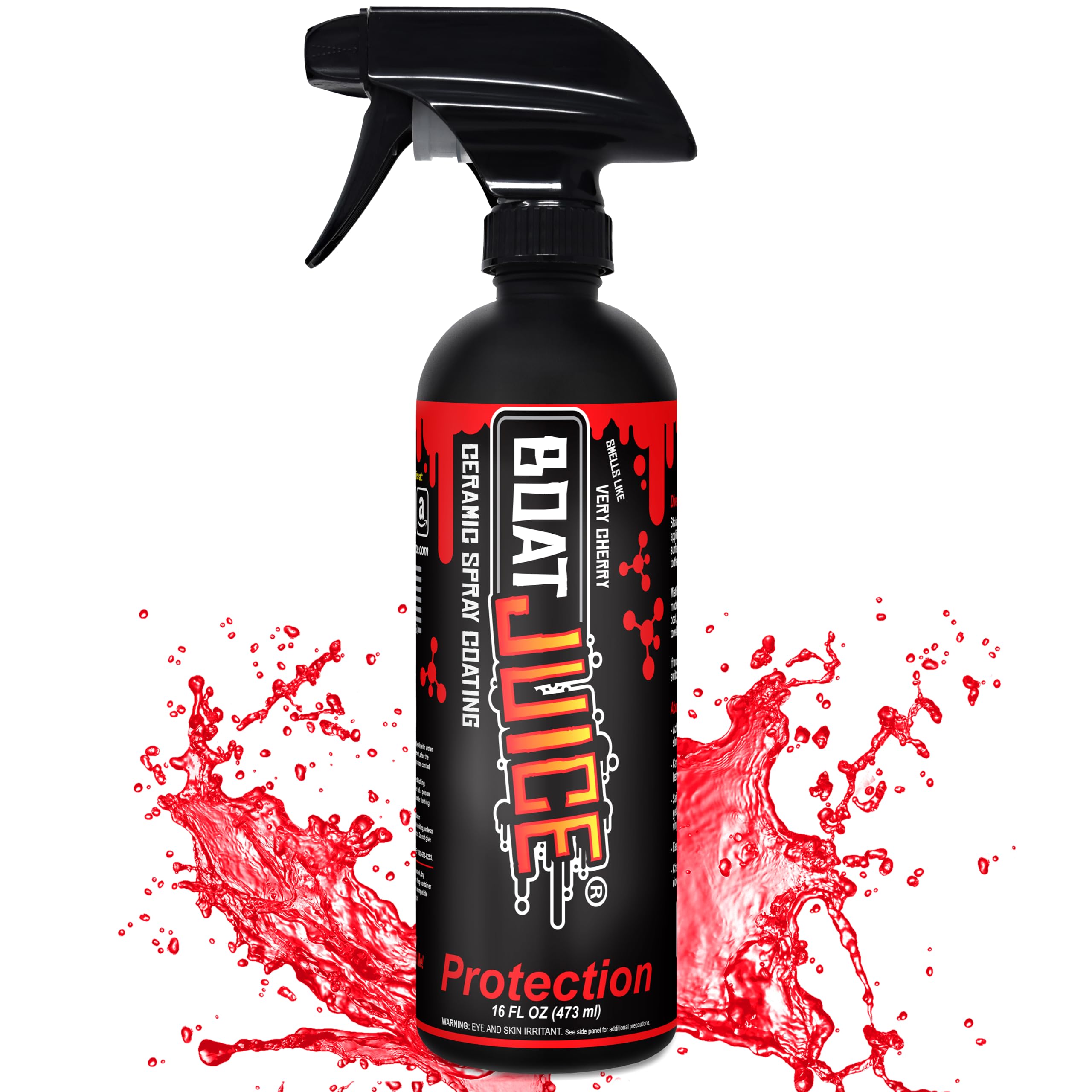 Boat Juice Protection Boat Ceramic Coating | Boat Wax Spray, Marine Ceramic Coating | Superior Shine + Protection | Very Cherry 