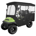 10L0L 4 Passenger Golf Cart Driving Enclosure For Club Car Precedent With Extended Roof Up To 81'', 4-Sided Clear Window 420D Ra