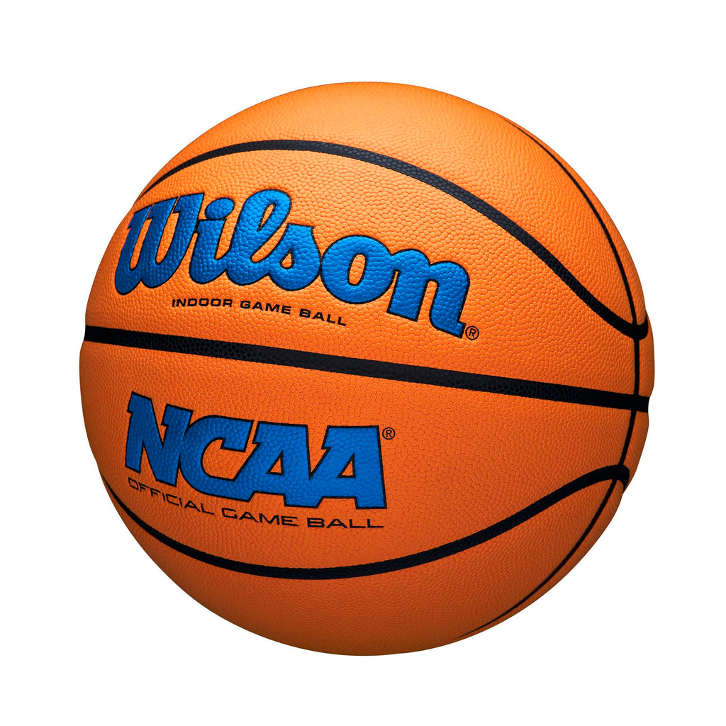 Wilson Ncaa Evo Nxt Official Indoor Game Basketball - Royal/Orange, Size 6-28.5''