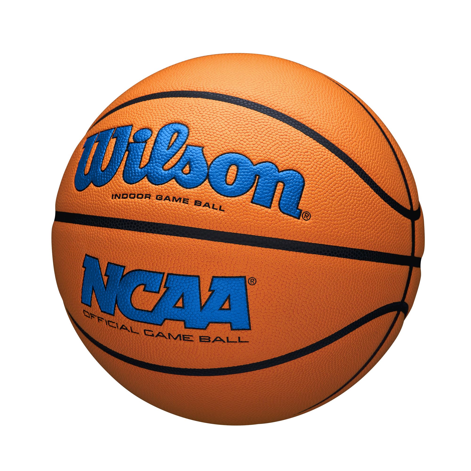 Wilson Ncaa Evo Nxt Official Indoor Game Basketball - Royal/Orange, Size 6-28.5''