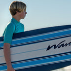 Wavestorm - Classic Soft Top Foam 7ft Surfboard Surfboard for Beginners and All Surfing Levels Complete Set Includes Leash and M
