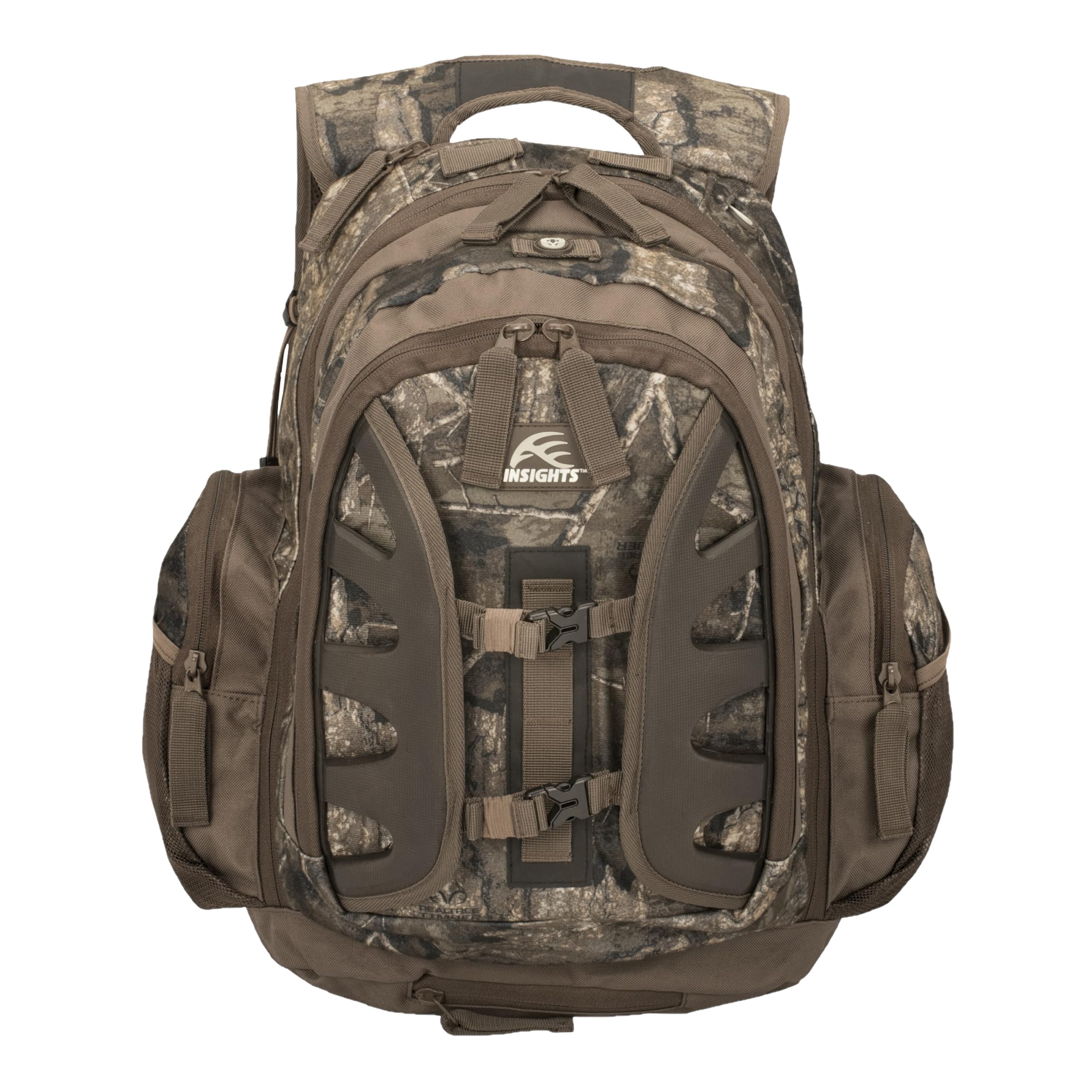 INSIGHTS HUNTING by frogg toggs - The Element, Heavy Duty 1,831 Cubic Inch Hiking Fishing Camping Hunting Backpack, Realtree Tim