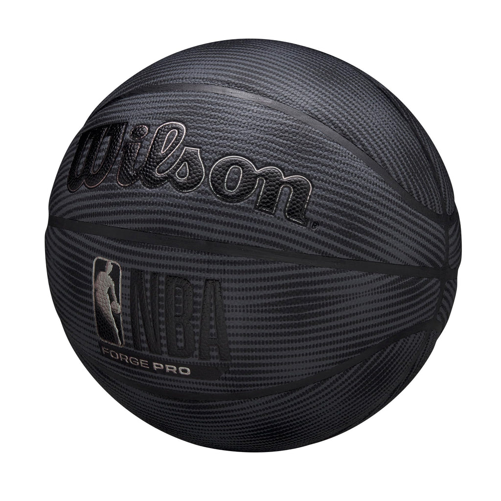 Wilson Nba Forge Pro Midnight Indoor/Outdoor Basketball - Black/Silver, Size 7-29.5''