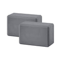 Gaiam Essentials Yoga Block (Set Of 2) - Supportive Latex-Free Eva Foam Soft Non-Slip Surface For Yoga, Pilates, Meditation, Gre