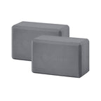 Gaiam Essentials Yoga Block (Set Of 2) - Supportive Latex-Free Eva Foam Soft Non-Slip Surface For Yoga, Pilates, Meditation, Gre