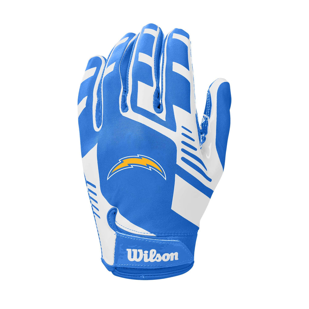 Wilson Nfl Stretch Fit Football Gloves - Youth, Los Angeles Chargers
