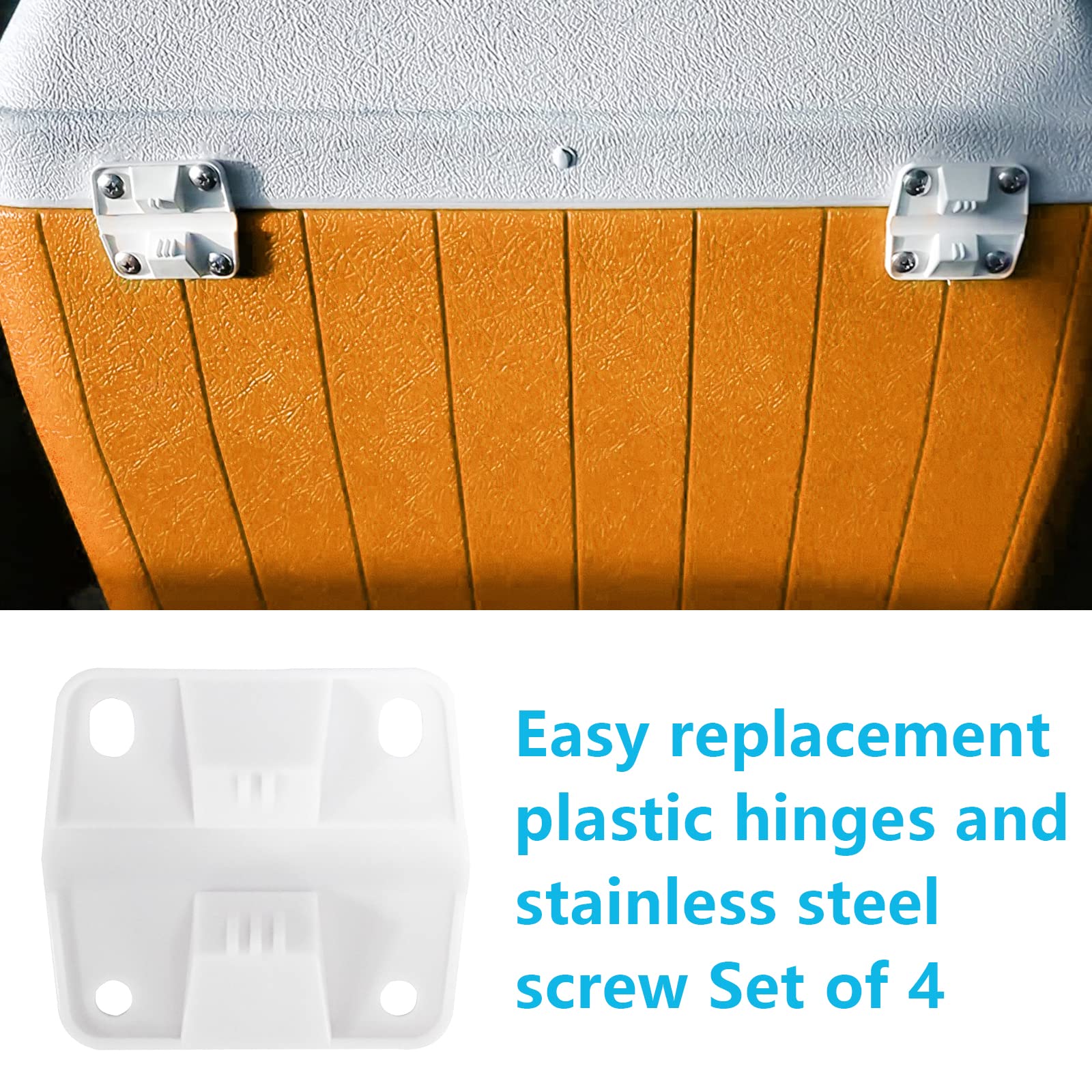 Cooler Hinges Replacement For Coleman Camping Cooler Accessories 5226 5227B 5240 5241 5241A 5245 5286 6270 6273, Ice Chest Plast