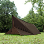 Free Soldier Camping Tarp Waterproof Portable Multifunctional Outdoor Traveling Awning Backpacking Shelter Rain Tarp (Taupe 10