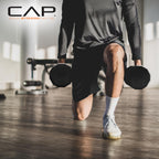 CAP Barbell 12-Sided Coated Dumbbell with Chrome Handle, Pair, 15 LB
