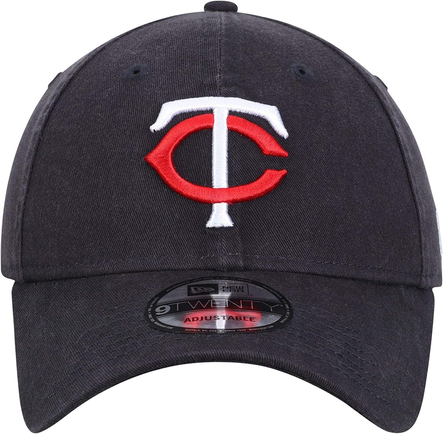 New Era Mlb Core Classic 9Twenty Home Team Color Adjustable Hat Cap One Size Fits All (Us, Alpha, One Size, Minnesota Twins Navy