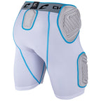 Champro Bull Rush 5-Pad Girdle , White , Grey Inset, Large