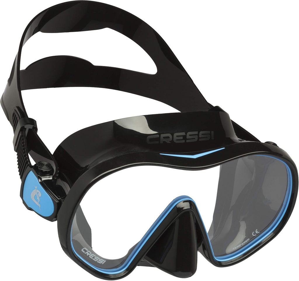 Cressi F-Dual & Supernova Dry, Black/Blue