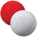 Franklin Sports Lacrosse Balls - Official Size Lax Balls for Practice - Red + White 2 Pack - Great for Muscle Massage Therapy + 