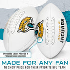 Franklin Sports Nfl Jacksonville Jaguars Autograph Football - Official Size White Panel Souvenir Football For Autographs + Signa