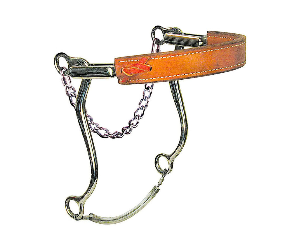 Reinsman 951 Mechanical Hackamore With Flat Leather Nose; Stage C