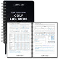 Golf Log Book: Hardcover Edition - Wire-Bound Golf Notebook For Practice Stats And Round Logging - Golf Scorecard Book With Golf