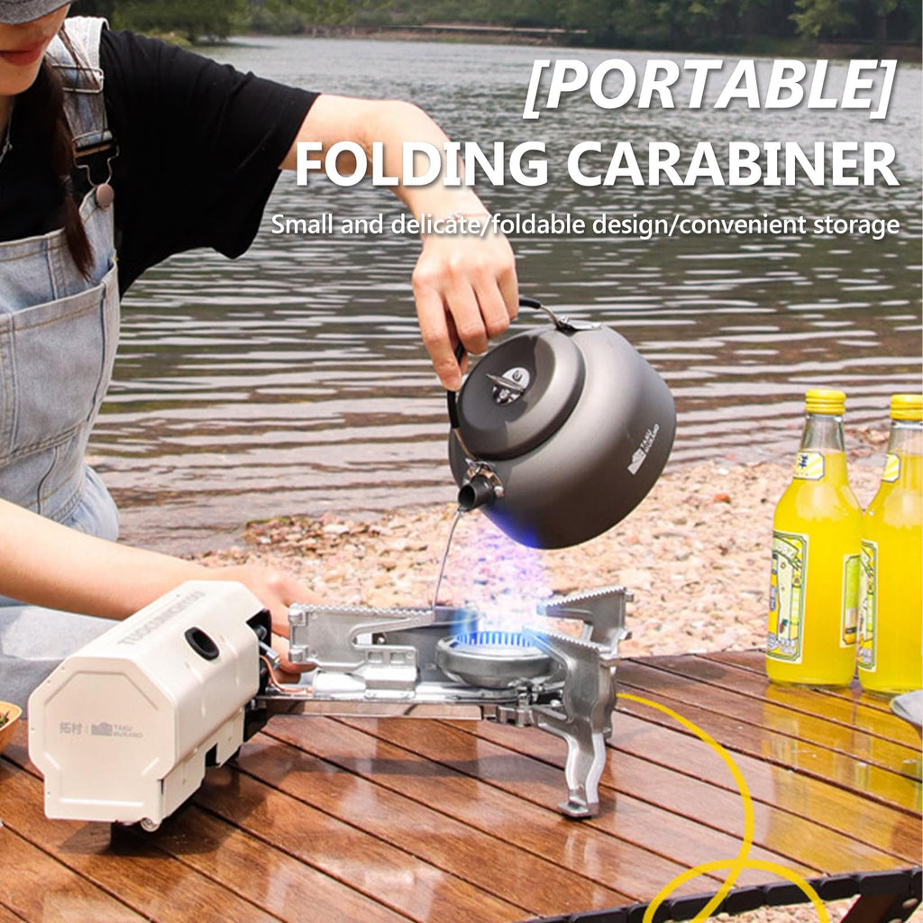 Airoka 2600W Cassette Stove, Multi-Stage Adjustable Fire, Portable Gas Tank Butane Gas Stove With Storage Package, Easy To Carry