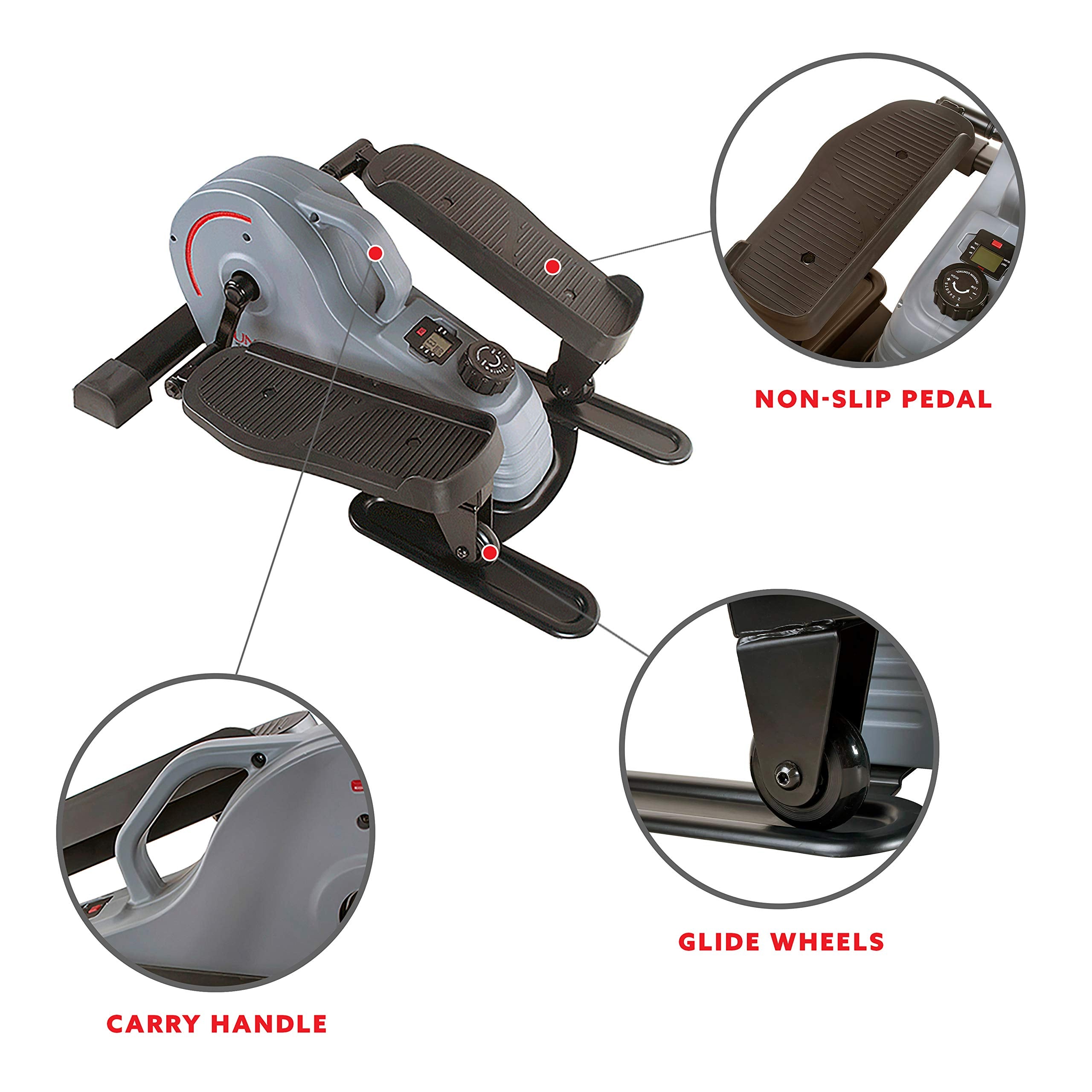 Sunny Health & Fitness Portable Stand Up Elliptical - Sf-E3908