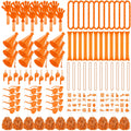 Soulchen 360 Pcs Orange Team Spirit Accessories Bulk Field Day Accessories Pep Rally Color War Camp Spirit Events Party Items Ch