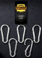 Carabiner Clip 5 Pack - Multipurpose Heavy Duty Carabiner - Snap Hooks - Carabiner Heavy Duty - Small Carabiner Clip - Large Car