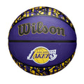 WILSON NBA Team Graffiti Basketball - Los Angeles Lakers, Size 7-29.5