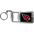 NFL Siskiyou Sports Fan Shop Arizona Cardinals Flashlight Key Chain with Bottle Opener One Size Black