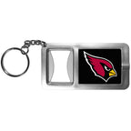 NFL Siskiyou Sports Fan Shop Pittsburgh Steelers Flashlight Key Chain with Bottle Opener One Size Black