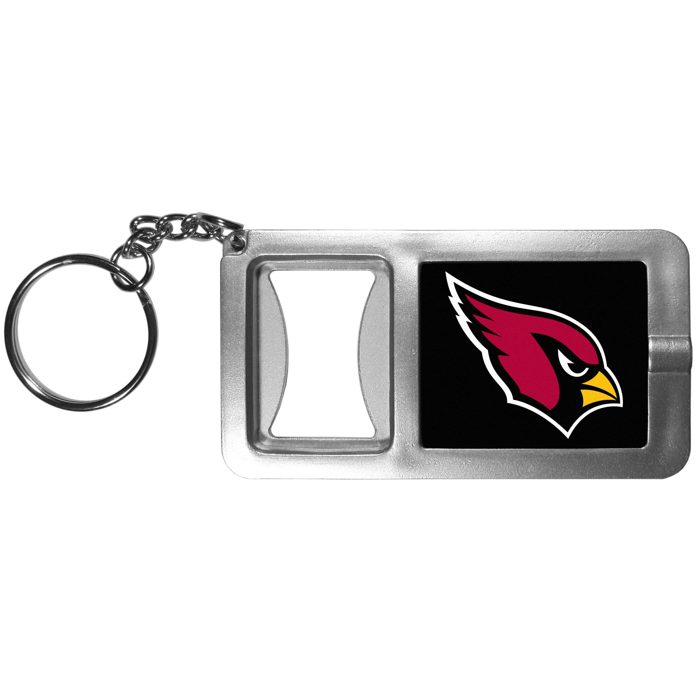 NFL Siskiyou Sports Fan Shop Pittsburgh Steelers Flashlight Key Chain with Bottle Opener One Size Black