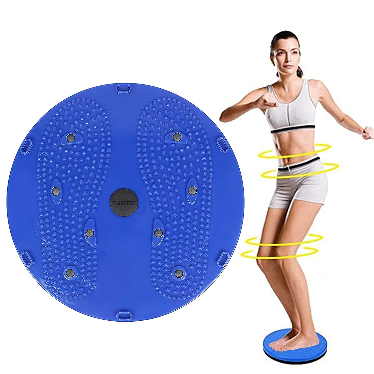 Quick Fit Tummy Twister Tummy Trimmer, Abs Roller And Tummy Shaper for Women & Men, Fitness Accessories, Body Toner, Waist Trimm