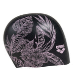 Arena Sirene Silicone Long Hair Swim Cap For Women, Cecilia Black