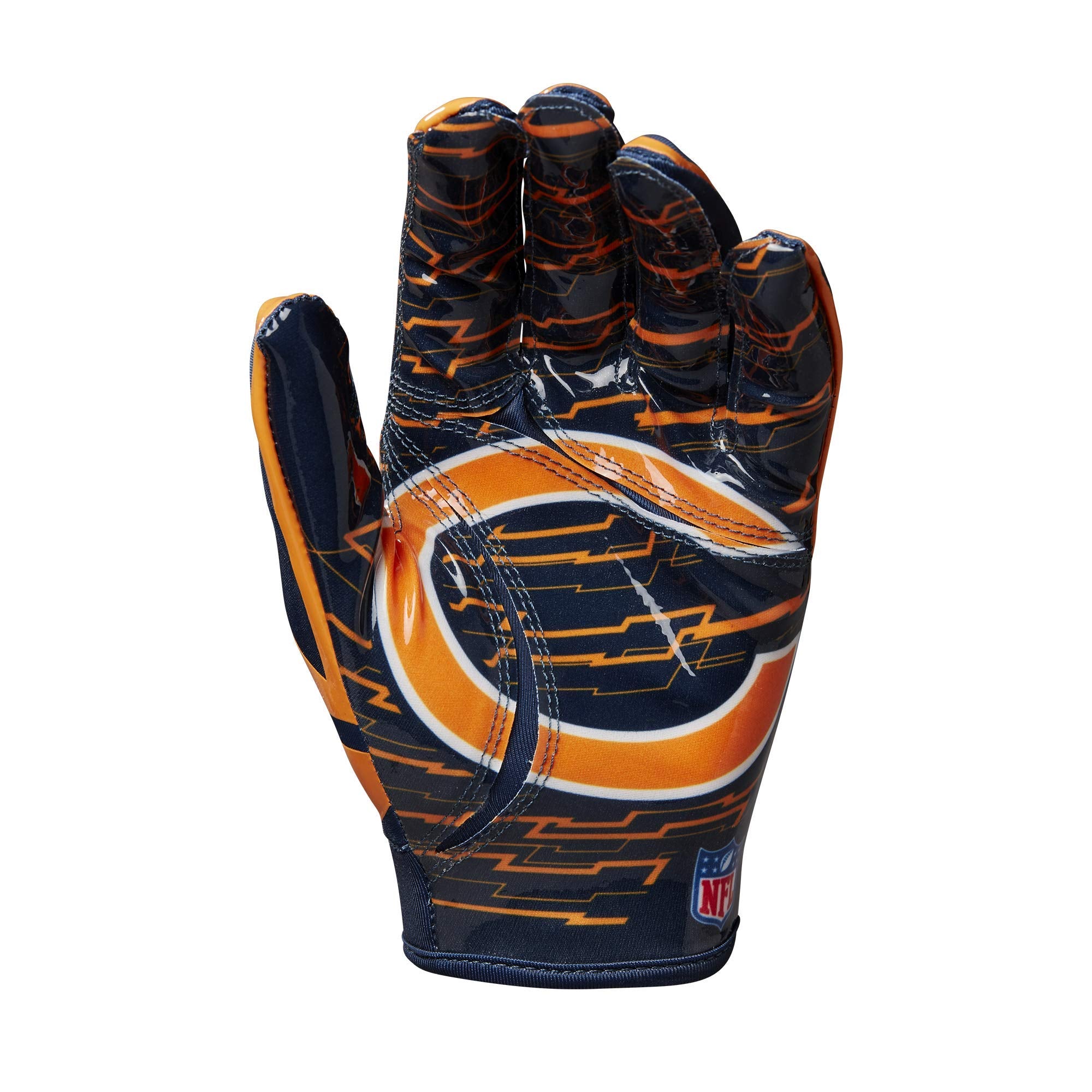 Wilson Nfl Stretch Fit Football Gloves - Youth, Chicago Bears