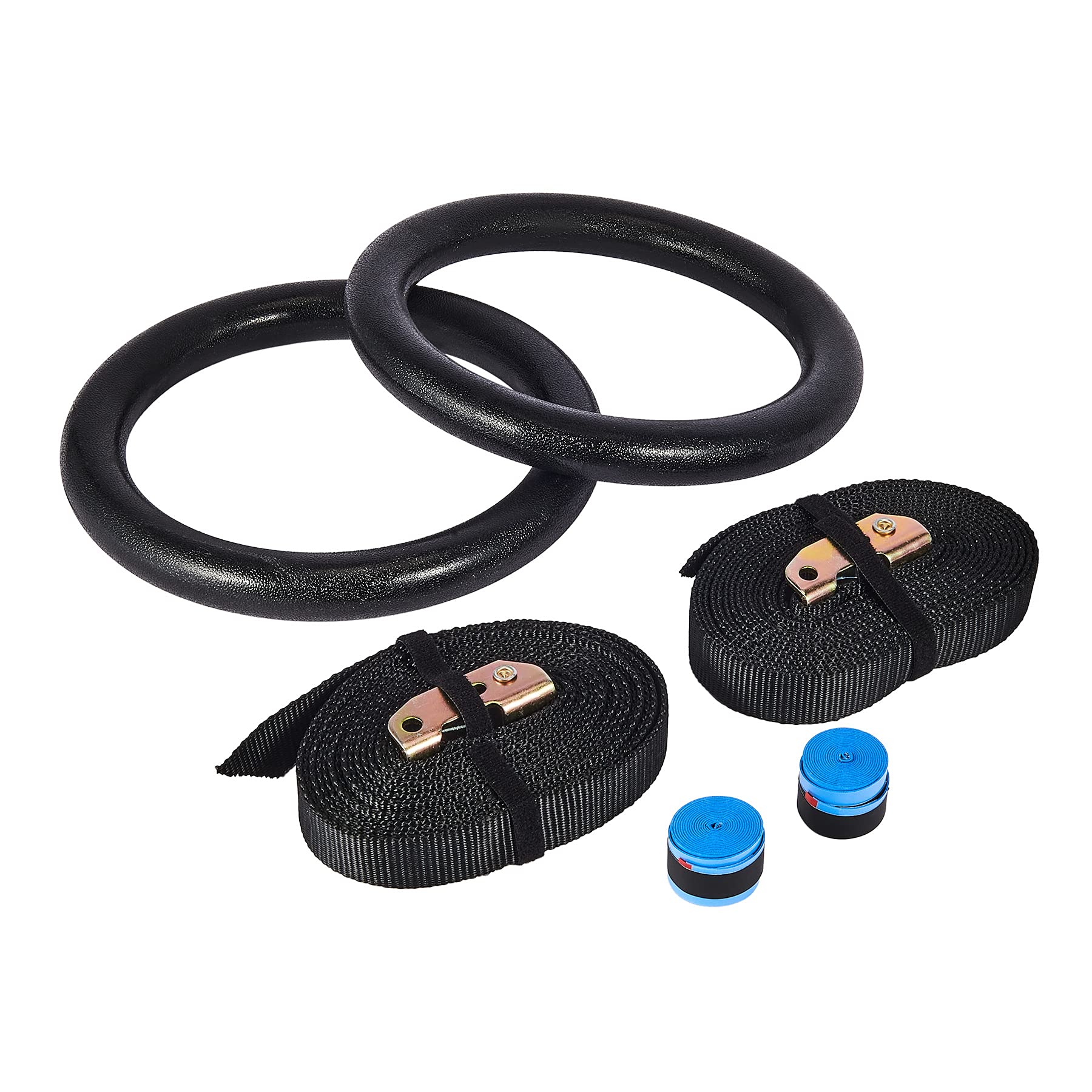 Zelus Gymnastic Rings, Exercise Olympic Rings With Adjustable Straps, Steel Buckles, Perfect For Workout, Strength Training, Pul