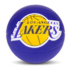 Franklin Sports Nba Los Angeles Lakers Mini Foam Basketball - Kids 5.5'' Inch Toy Basketball For Over The Door + Mini Indoor Hoo