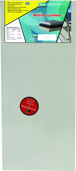 Kingstarboard Marine Lumber, 27   W X 12   L X 1/4    Thk, White