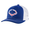 Evoshield USA Snapback Trucker, Royal/White - OSFM