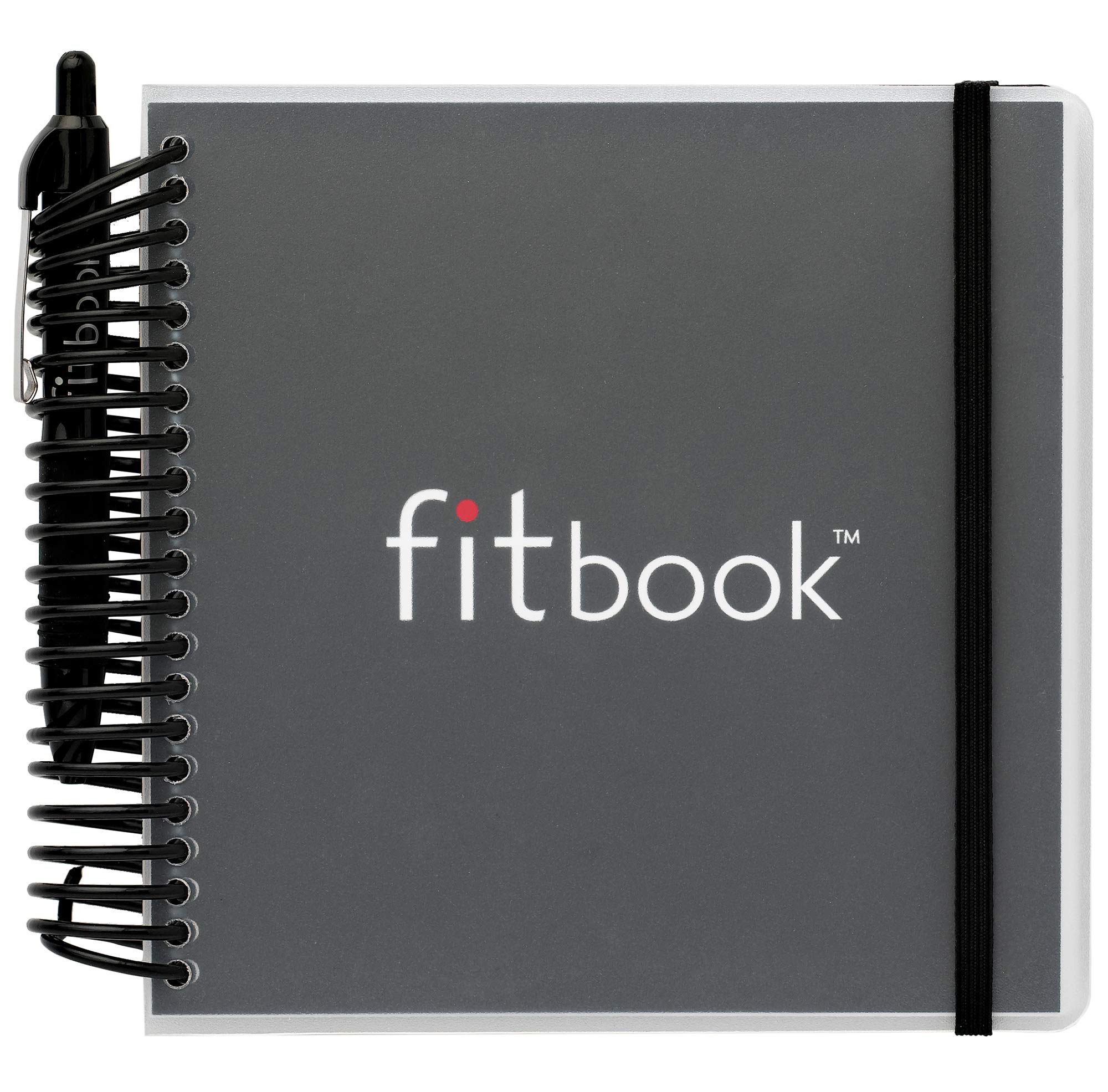 Fitlosophy Fitbook: 12 Week Fitness Journal And Planner For Workouts, Weight Loss And Exercise, Black