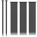 Mswy 16 Inch Rebar Stakes 20 Pack Heavy Duty Ground Anchors 1/2 Inch Diameter Galvanized Steel Asphalt Anchoring Metal Spikes Fo