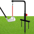 Poen Golf Swing Trainer Training Durable Iron Golf Practice Swing Groover With 3 Height Indoor Golf Practice Simulator Accessori