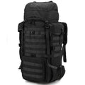 Mardingtop 70L Hiking Internal Frame Backpacks With Rain Cover Black