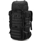 Mardingtop 70L Hiking Internal Frame Backpacks With Rain Cover Black