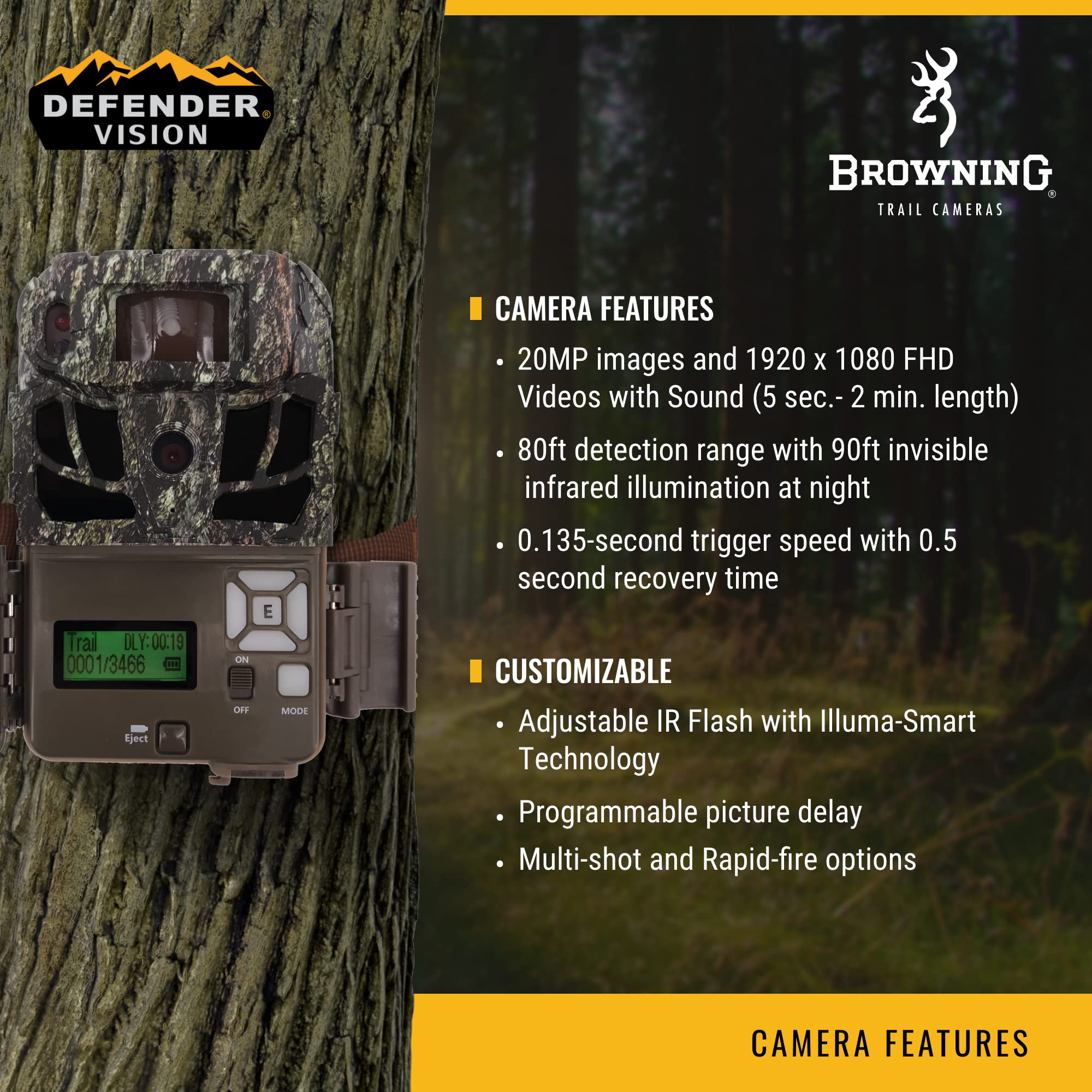 Browning Trail Camera Defender Wireless Vision